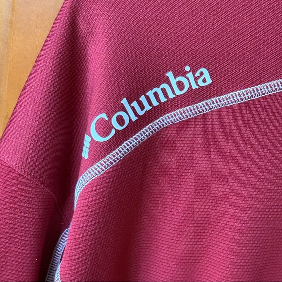 Columbia IU University Golf Shirt Quarter Zip XL - Picture 4 of 11